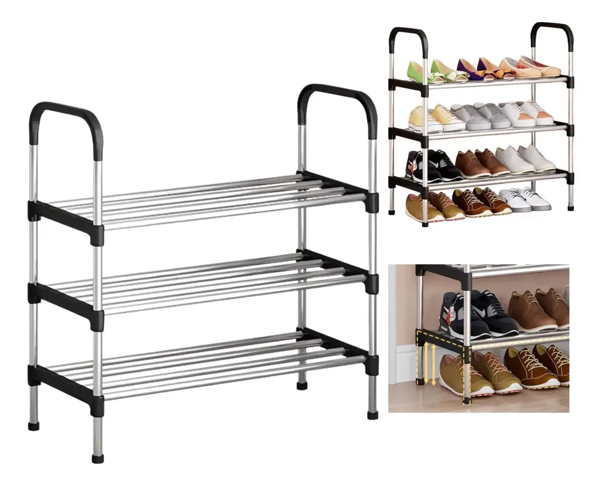 Organizador de sapatos de 3 prateleiras para sapatos Luvina FH03