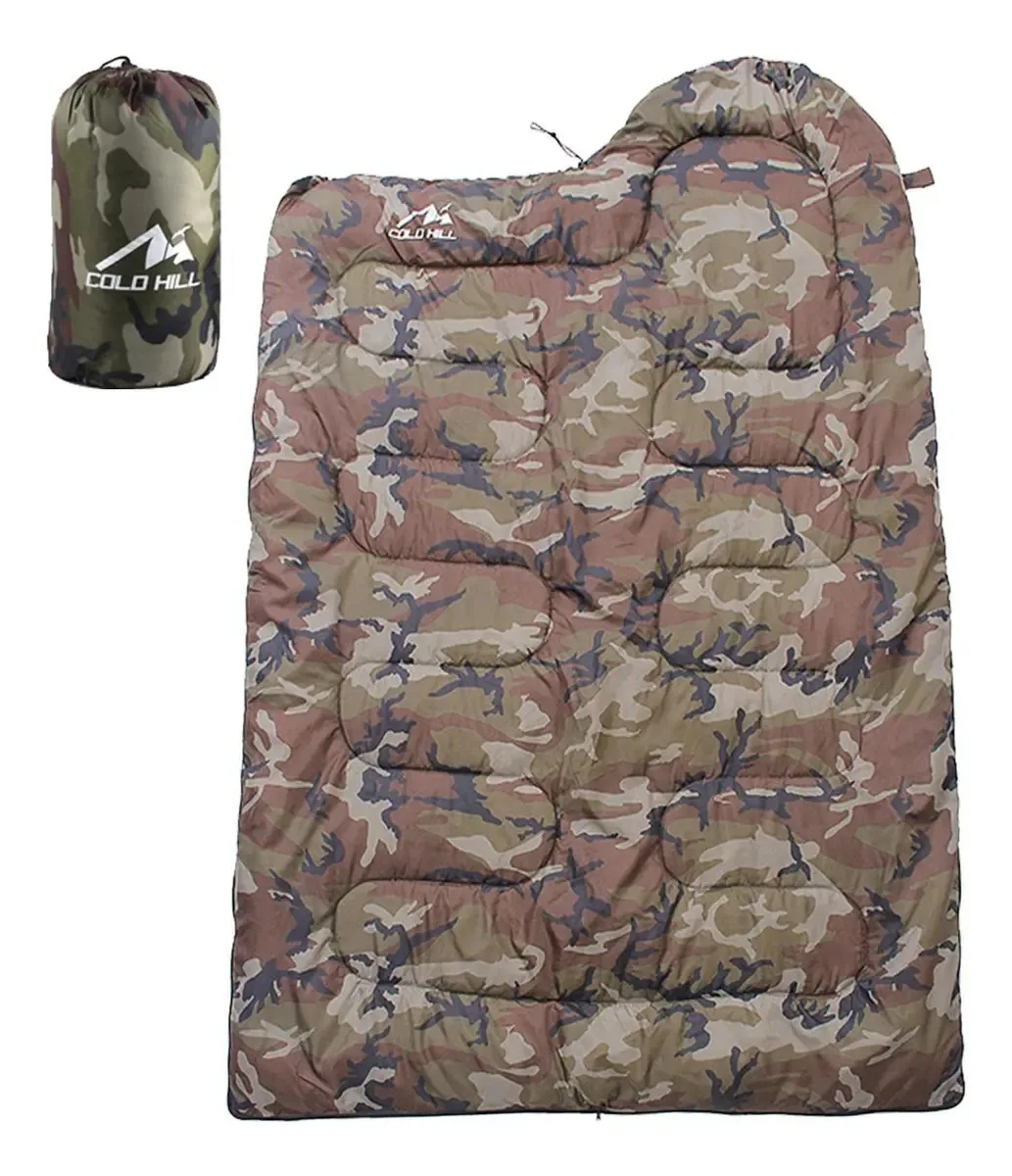 Baok Sacos de Dormir, Sacos de Dormir Camuflados, 4 Estações Clima Quente e Fresco, Saco de Dormir Portátil Camuflado para Caminhadas, Camping, Montanhismo, Ao Ar Livre