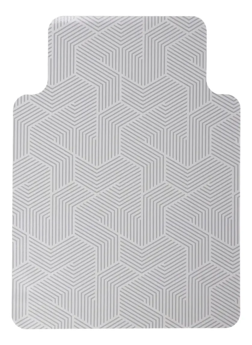 Protetor de piso Design 91x122 cinza D-4
