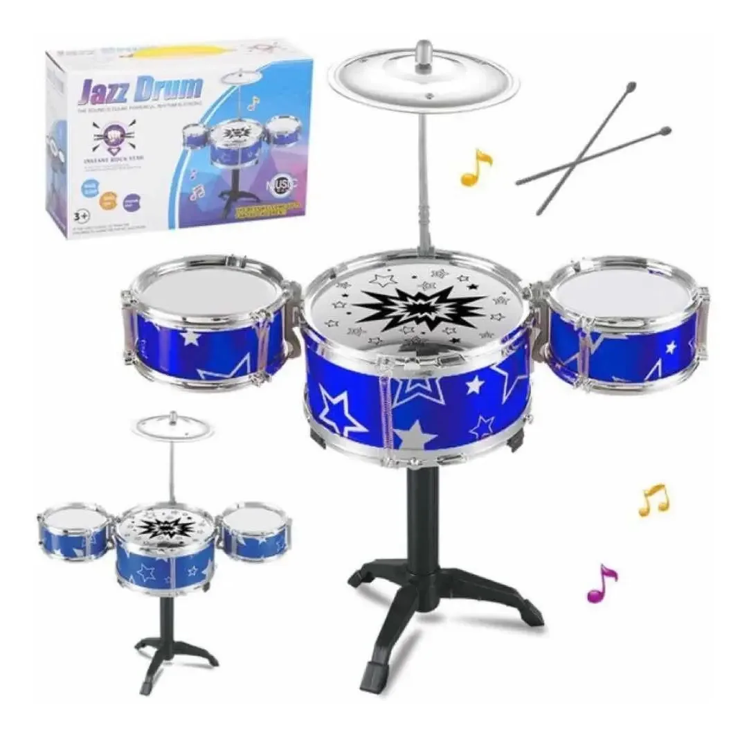 Bateria musical infantil Jazz Drum