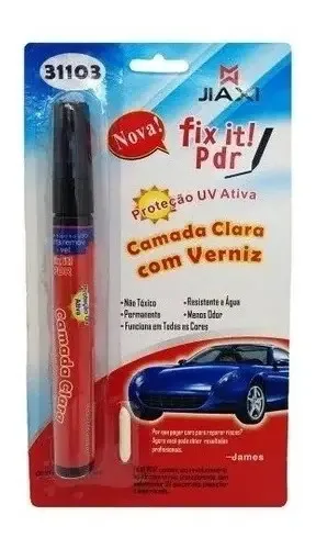 Caneta Tira Riscos Do Carro Retoque Automotiva Tinta Incolor