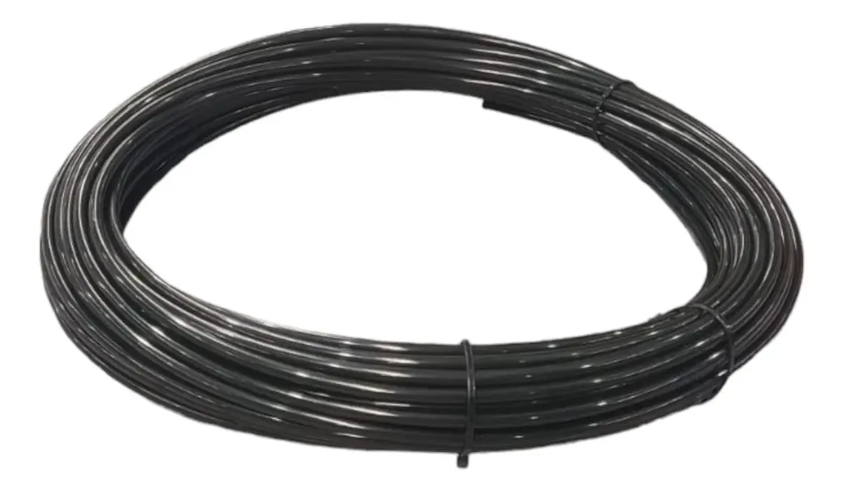 Tecalan 6 mm preto - 25 mts