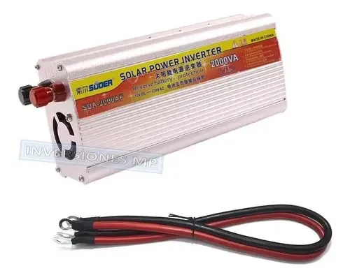 Inversor de tensão de corrente 12v A 220v Portable Auto 2000w
