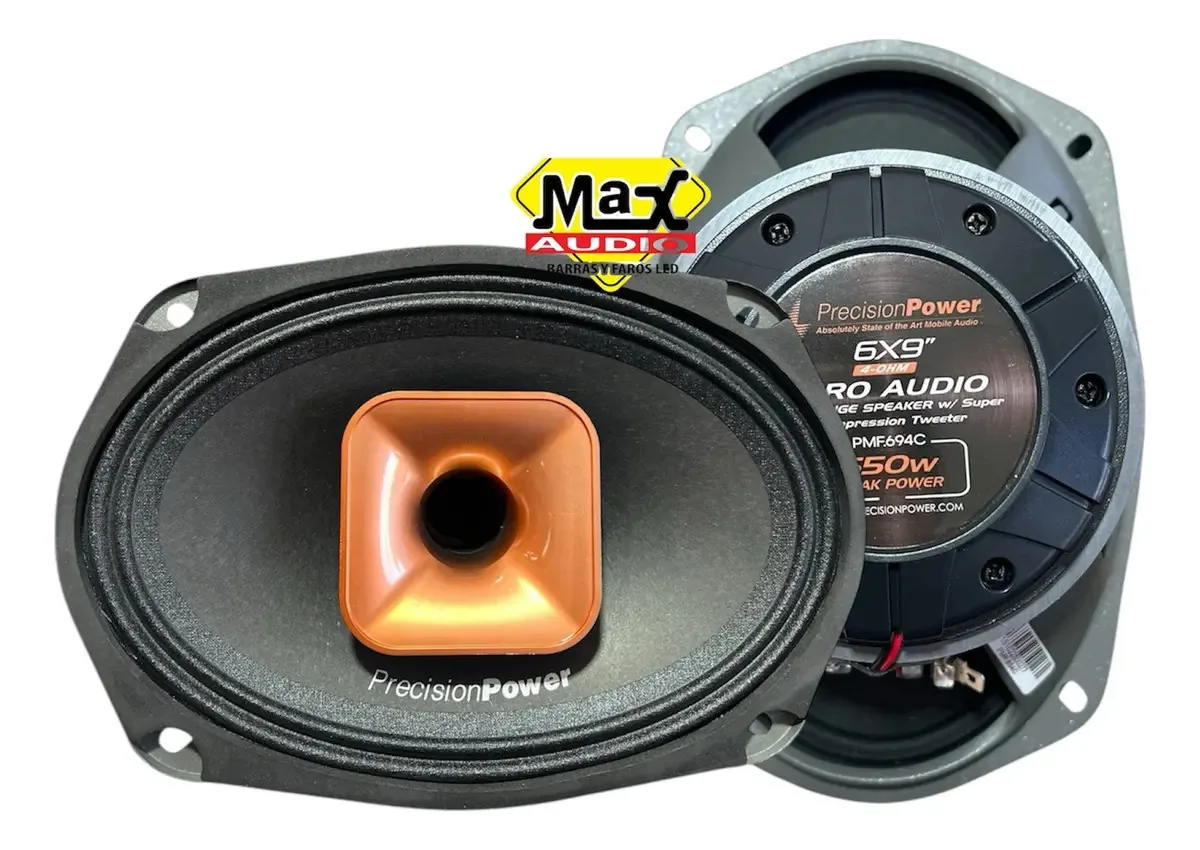 Precision Power Super Tweeter de 6x9 polegadas 550w PMF.654c Media