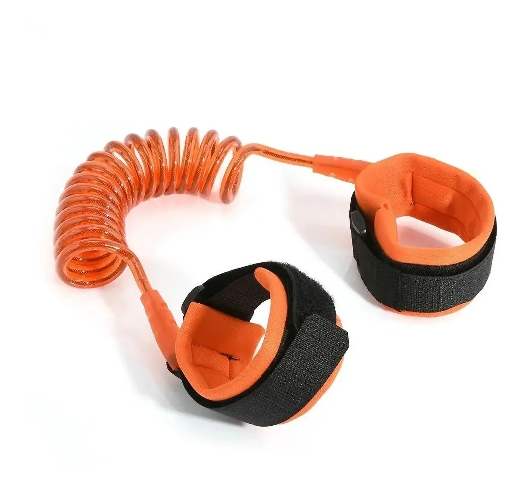 Pulseira Laranja Segurança Infantil Crianças Andador Anti