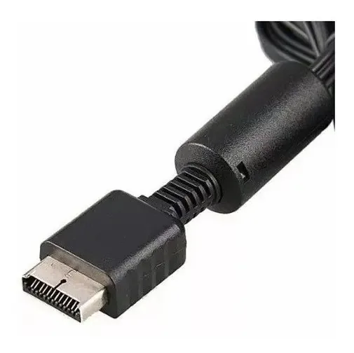 Cabo Av Audio E Video Rca Para Playstation 1, Ps2 E Ps3 1.80