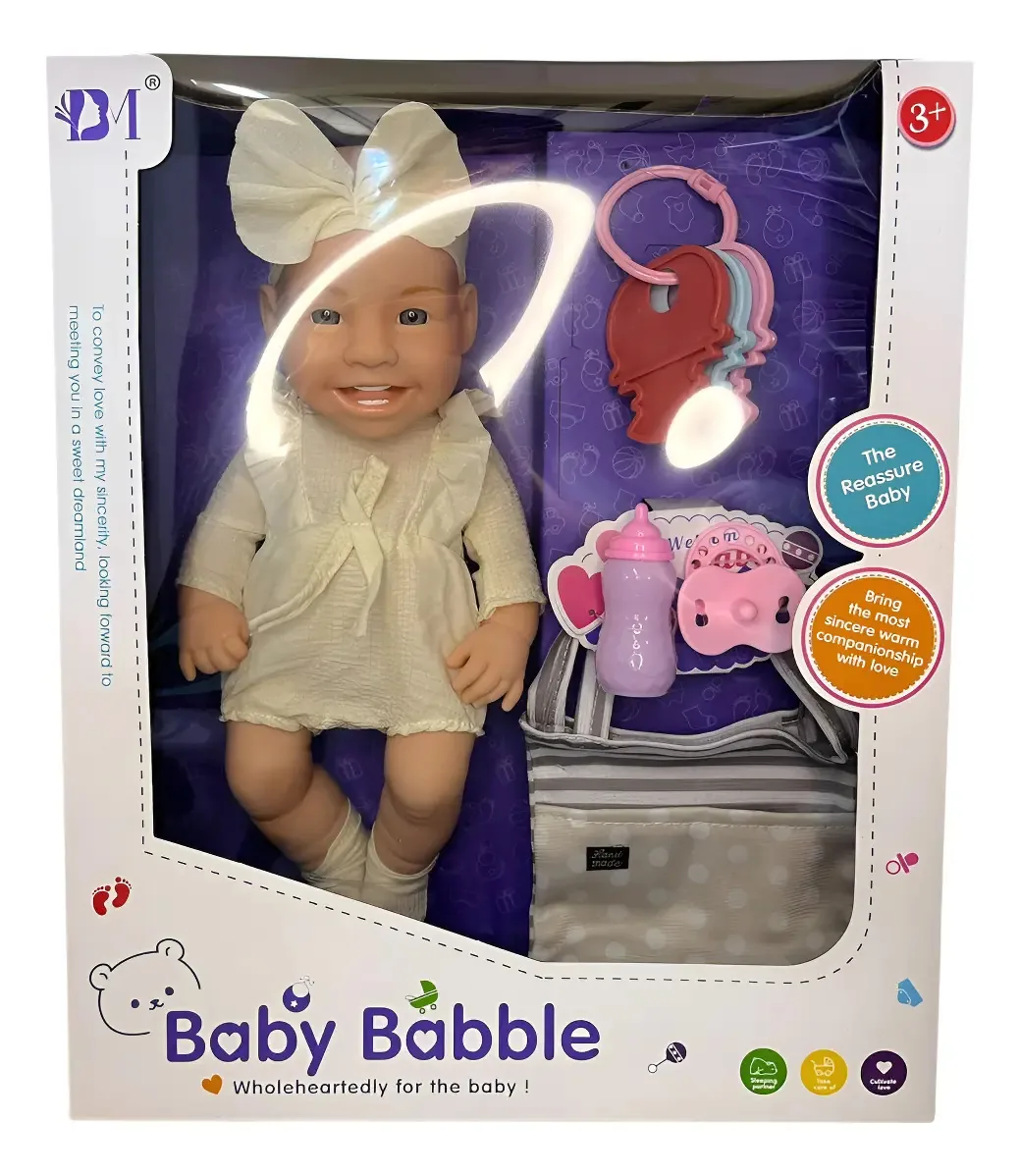 Brinquedo de boneca Bebote com acessórios infantis - Brinquedo