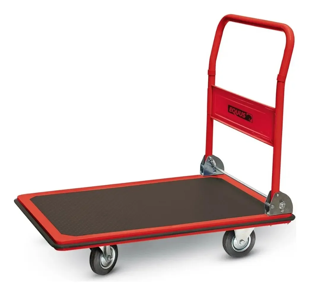 Caminhão Plataforma Equus 250 kg G P Cor Vermelho/Azul