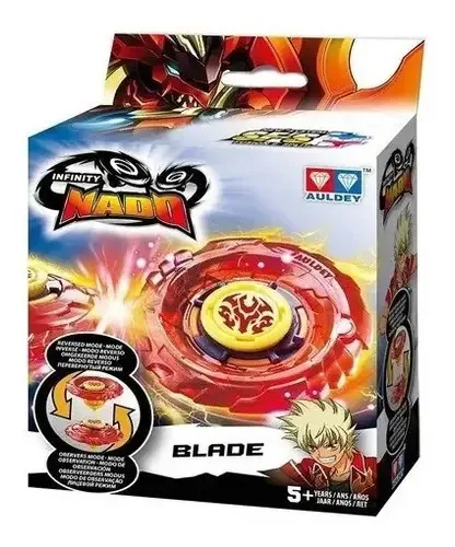 Infinity Nado Plastic Series Fiery Blade - Candide Vermelho