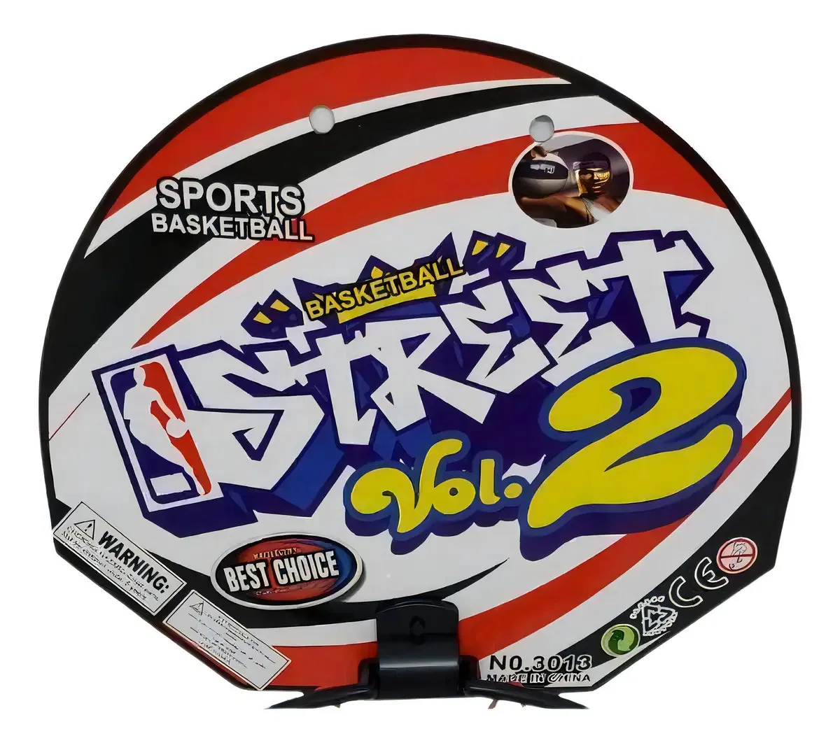 Kit Brinquedo Cesta E Bola De Basquete Street