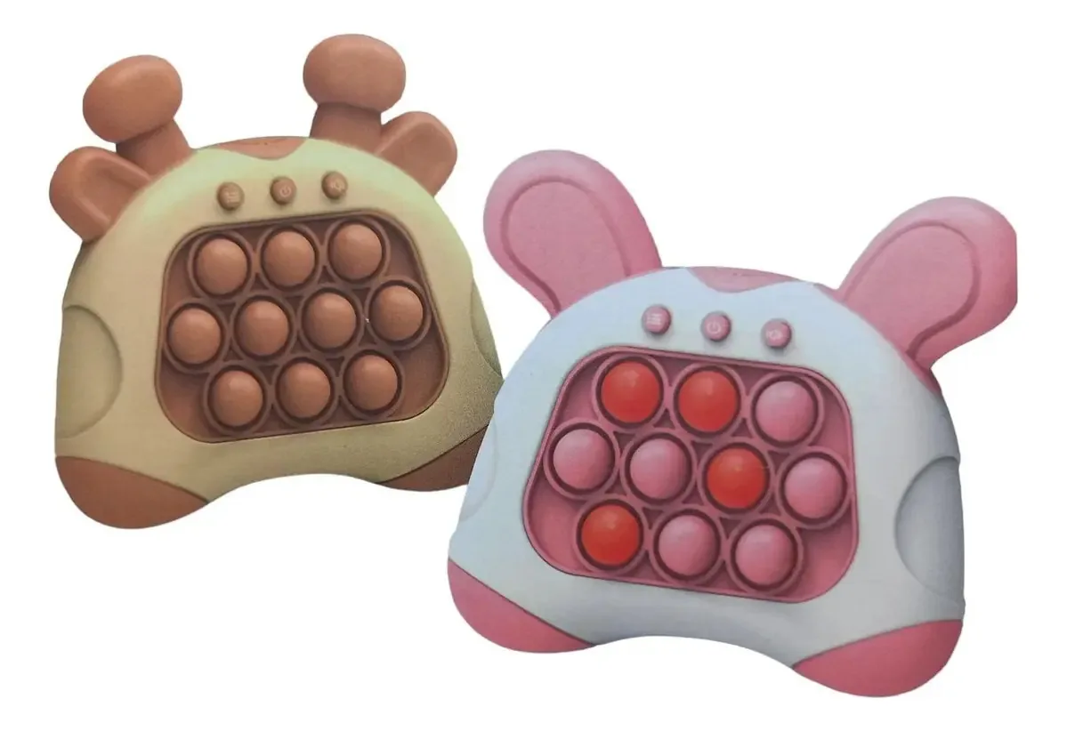 Brinquedos sensoriais eletrônicos Pop It Tiktok Boy Girl Color 202a Pink