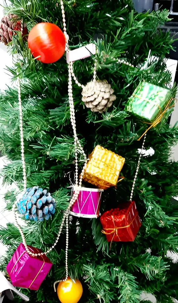 Enfeite Corrente Sortida Color Natal 1,7m