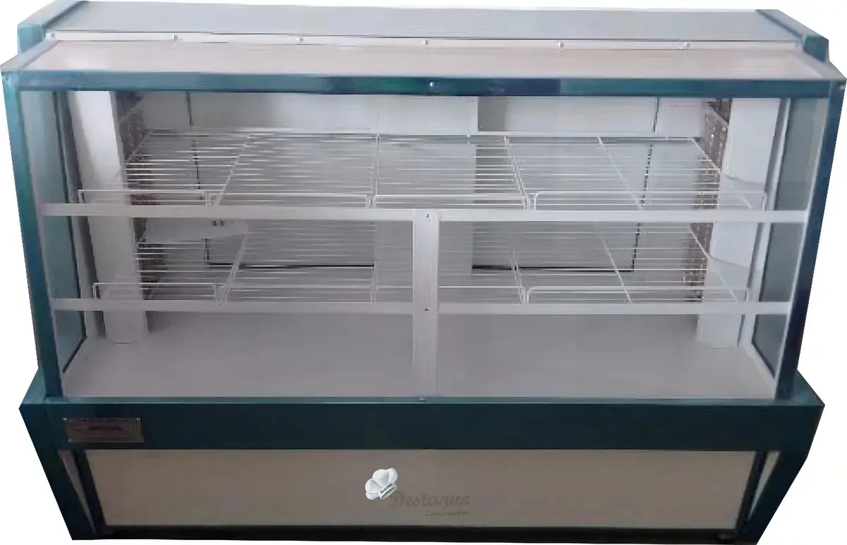 Balcão Vitrine Refrigel VPOP150 Vitrines Refrigeradas 1,50m Doces e Bolos