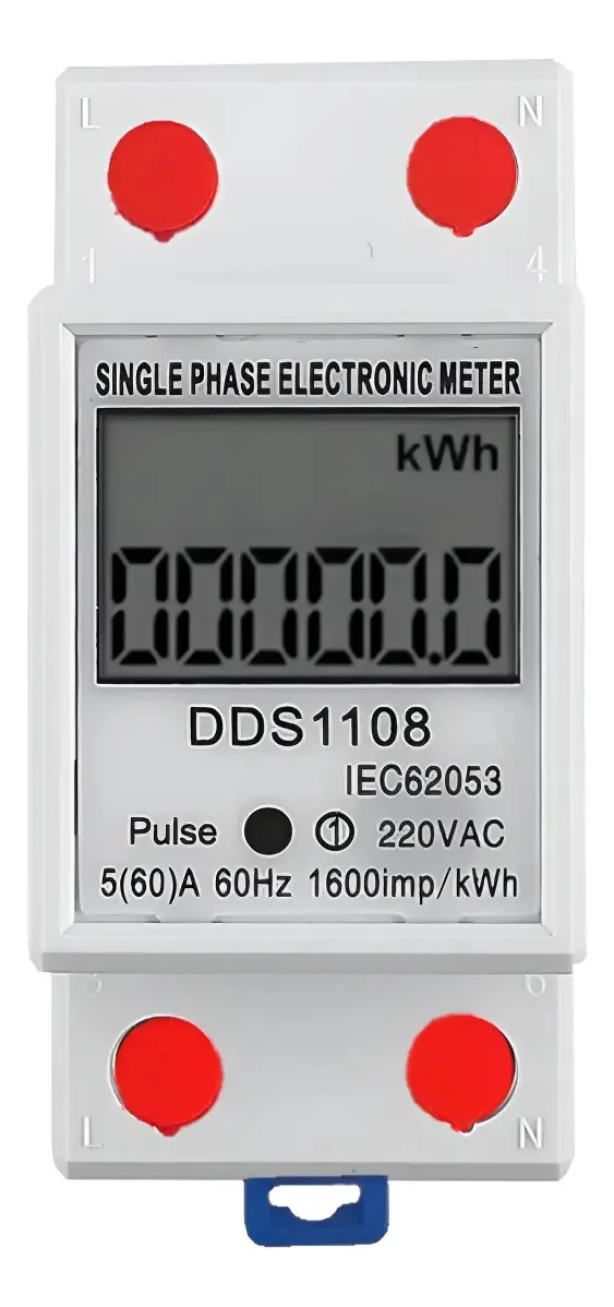 Medidor Consumo Energia Elétrica 110 Monofásico Digital