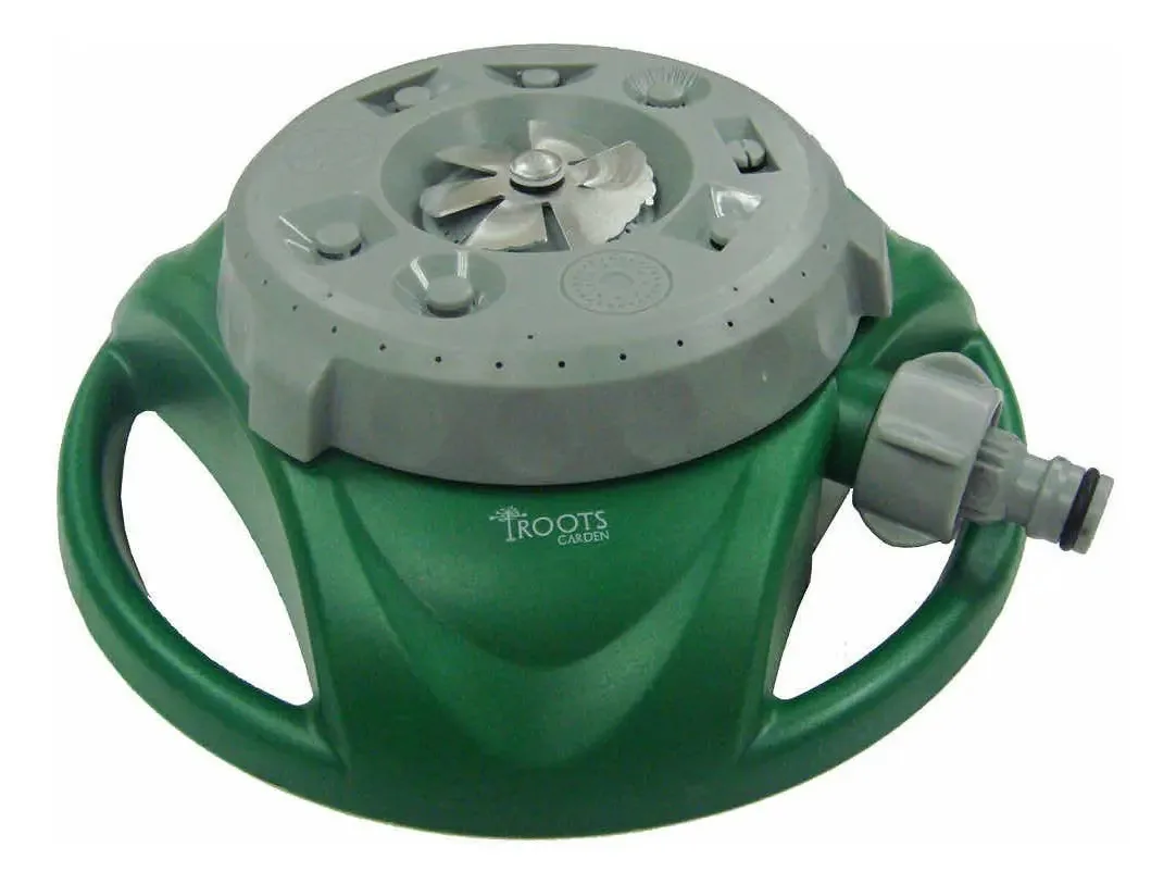 Aspersor circular com 9 tipos de funções de irrigação