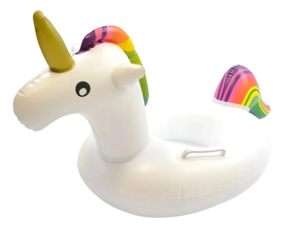 Boia Inflável Unicórnio Infantil Ll Joy PVC 69x53cm 1-5 Anos