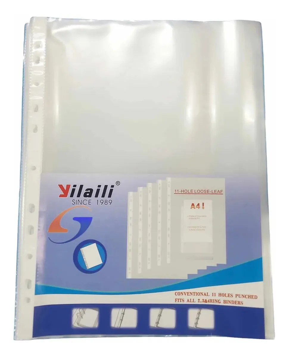 Capas protetoras Folios A4 Pack X100