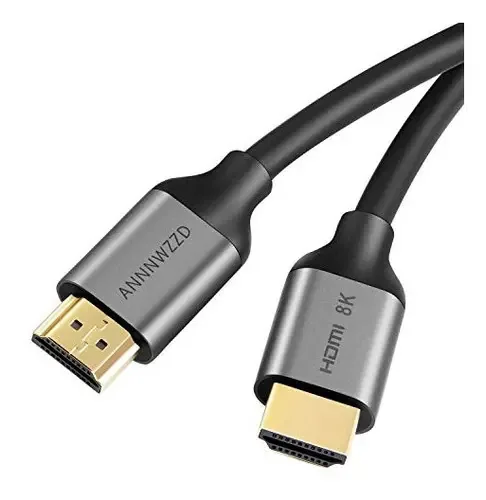 Cabo Hdmi 8k 10 Pés Annwzzd Cabo Hdmi 21 De Alta Velocidade