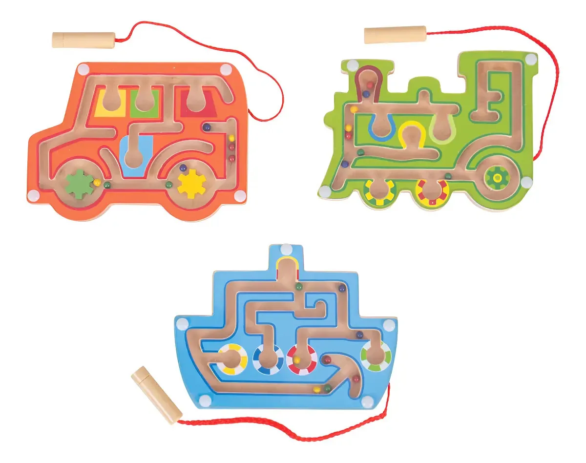 Jogo Infantil Ub Wooden Magnetic Labyrinth