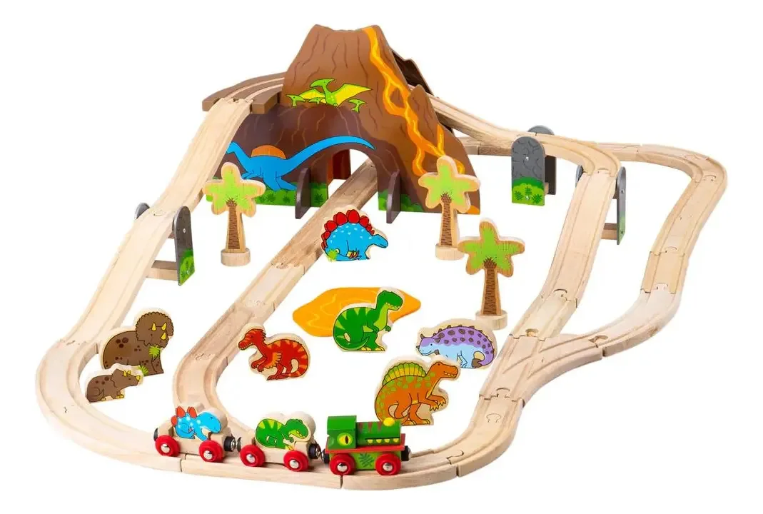 Trilha de dinossauros da Bigjigs Toys