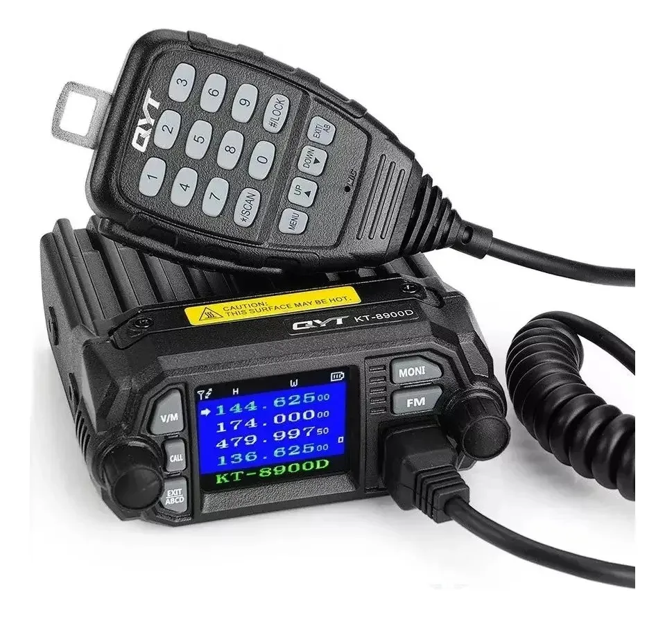 Estação de rádio móvel de banda dupla Qyt KT-8900d