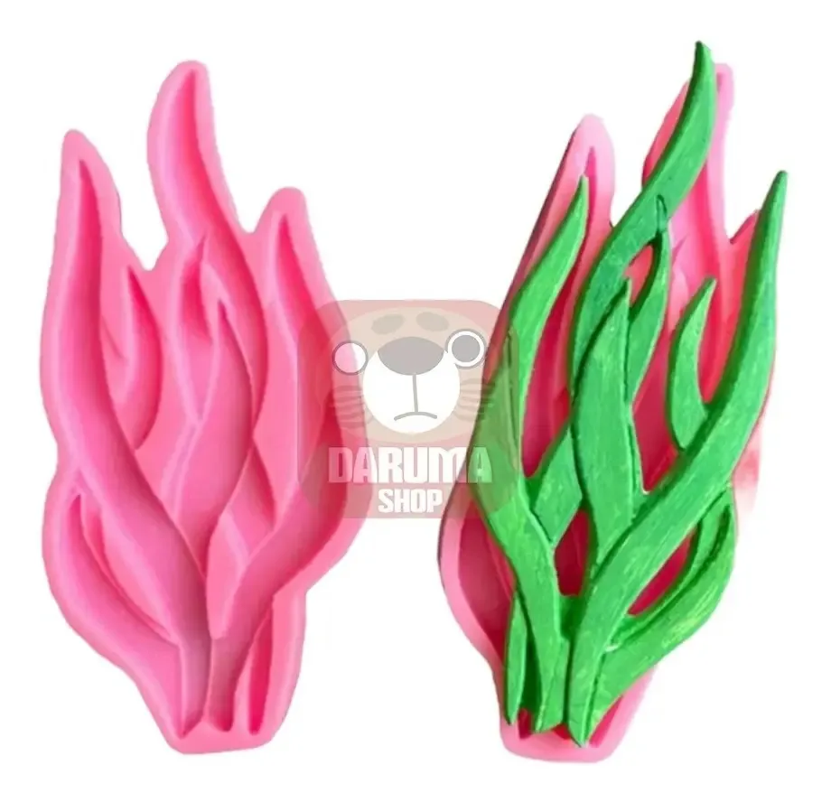 Molde de silicone para algas marinhas, fondant de porcelana, confeitaria rosa