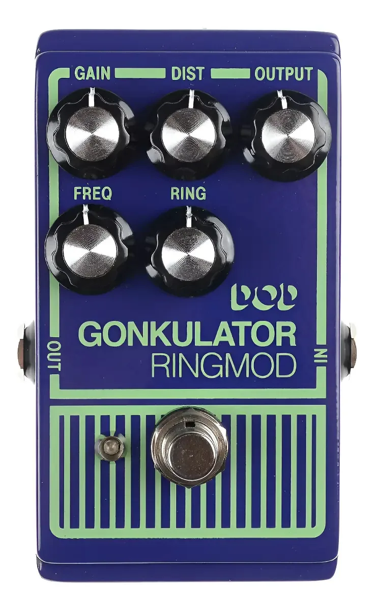 Pedal de efeito DOD azul GONKULATOR-RINGMOD