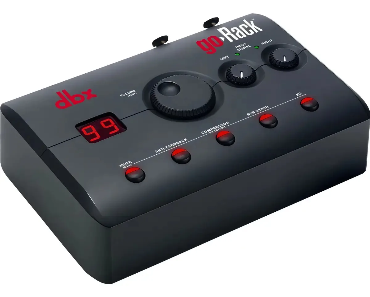 Processador digital Dbx Go Rack Eq Compressor Anti Feedback