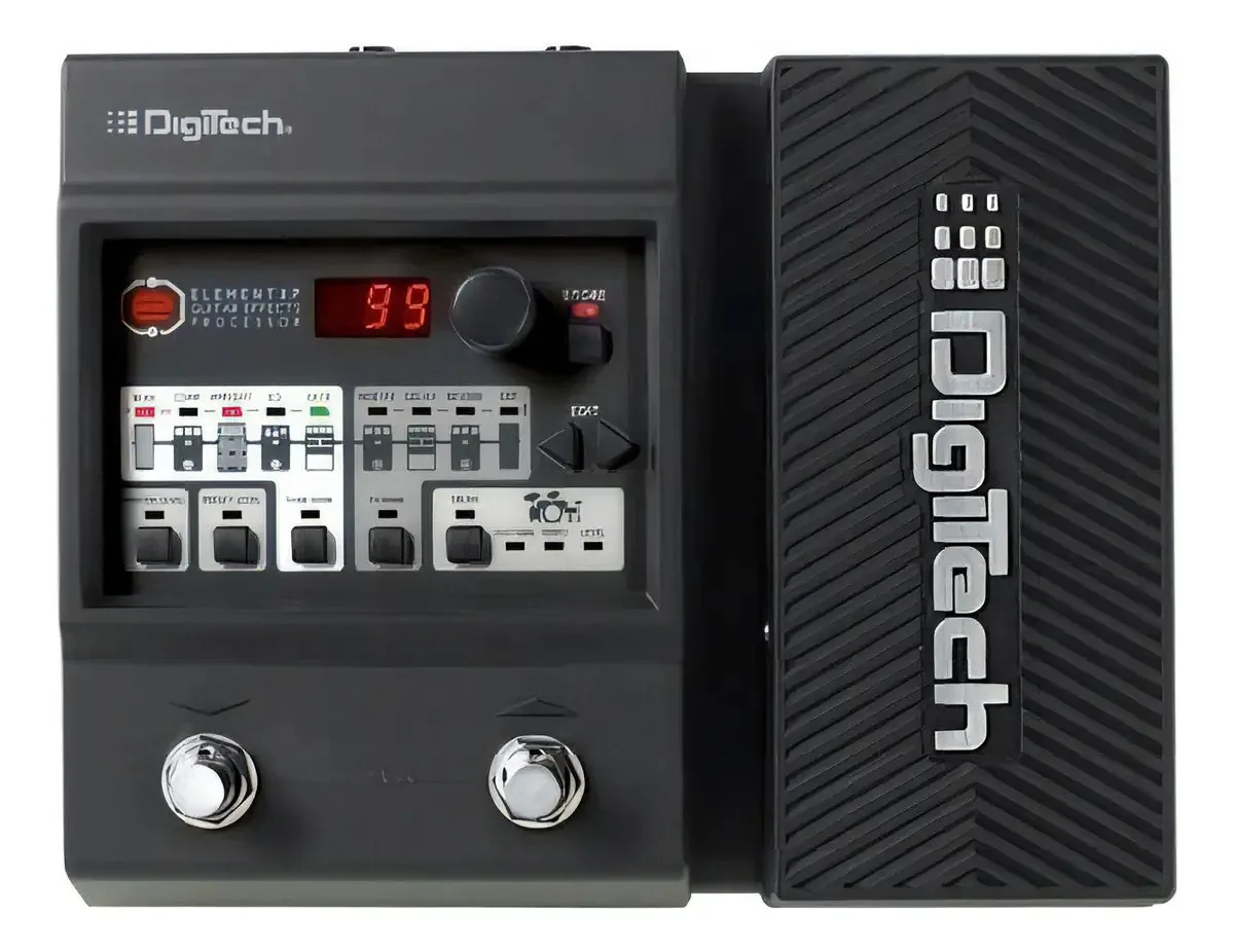 Pedal multiefeitos Element Xp Digitech para guitarra, cor preta