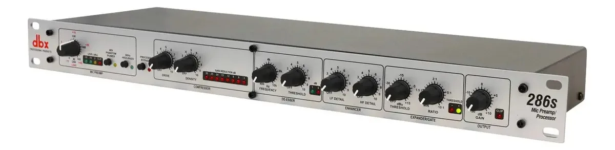 Processador Dbx 286s Pré Compressor De-esser Enhanger