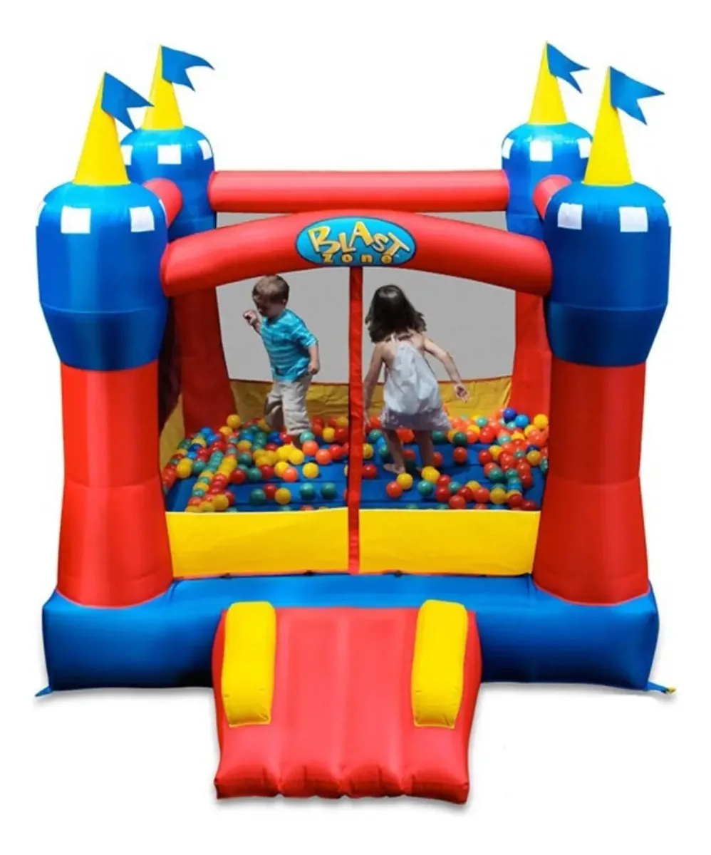 Tobogã inflável infantil Blast Zone Magic Castle Jumping