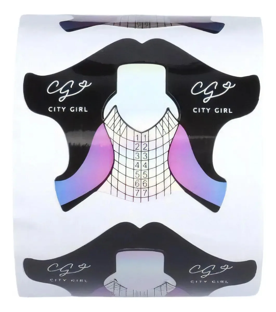 Unhas esculpidas em rolo de molde City Girl Tj-2101 (300u)