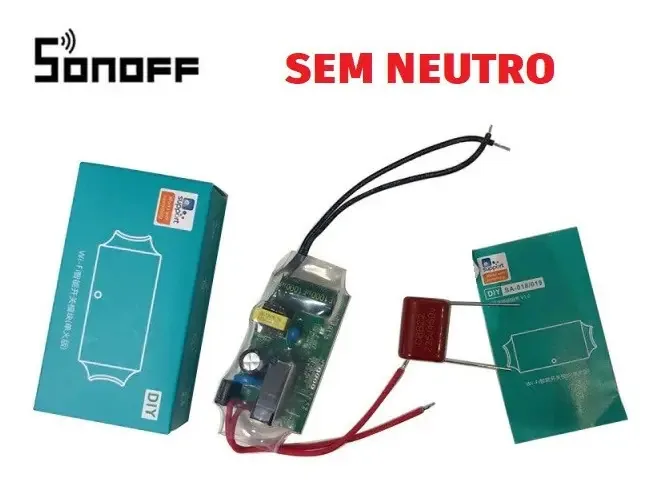 3x Sonoff Sem Neutro Wifi Automação Alexa Google 220v Smart