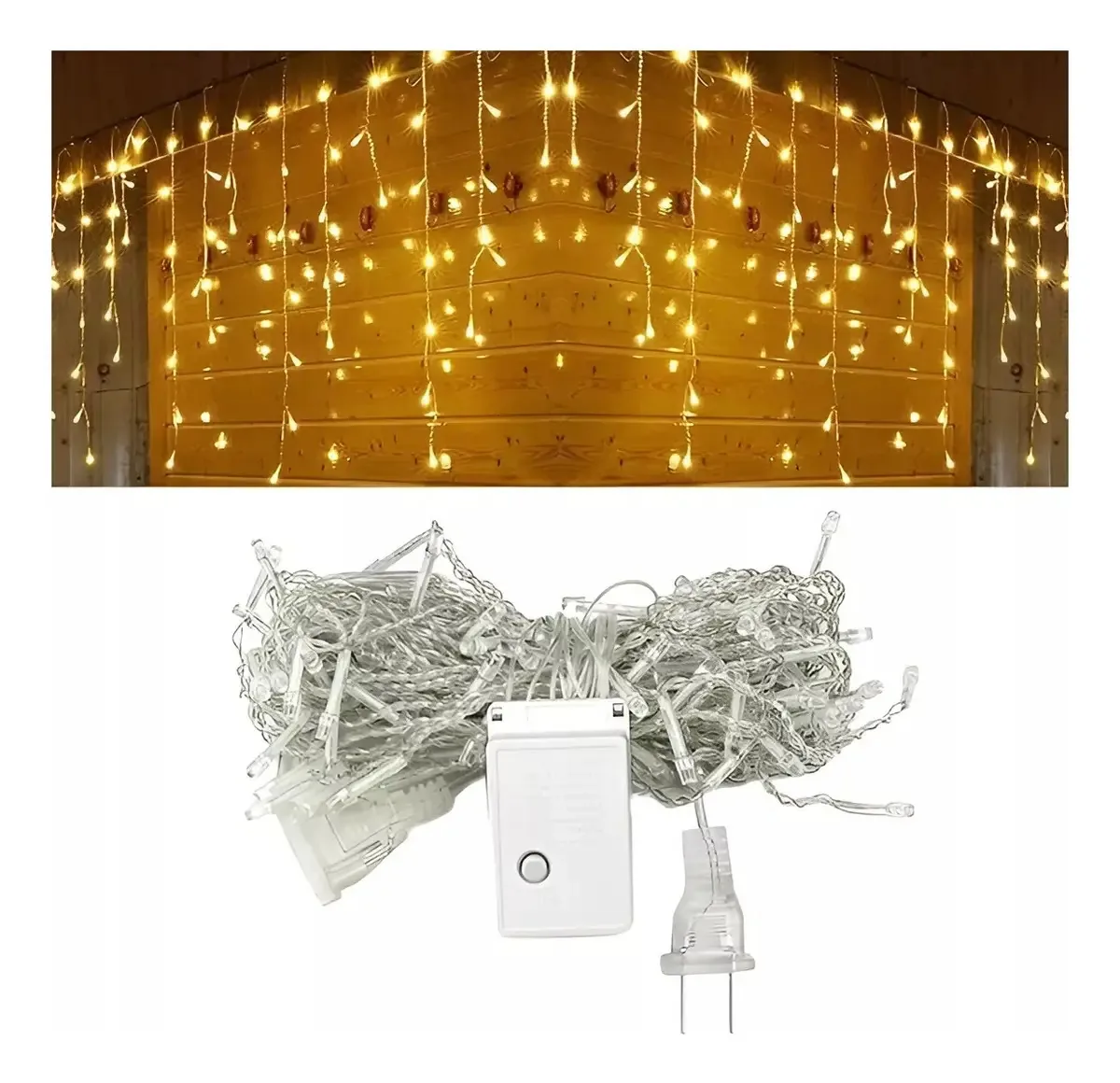 Luzes de Natal Luzes de cortina Luzes de cachoeira LED Grinalda de 3 metros Luzes de Natal Luzes de Natal Luzes de cortina Luzes de árvore Luzes de árvore Luzes de estrelas Pasteleriacl