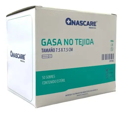 Gaze Esterilizada 7,5x7,5 Med's Caixa com 50 Unidades - Zona Médica