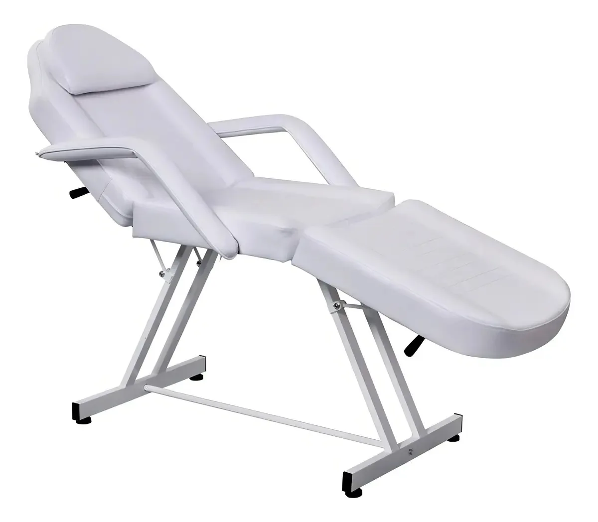 Cama reclinável, massagem cosmética, depilação, spa, branca