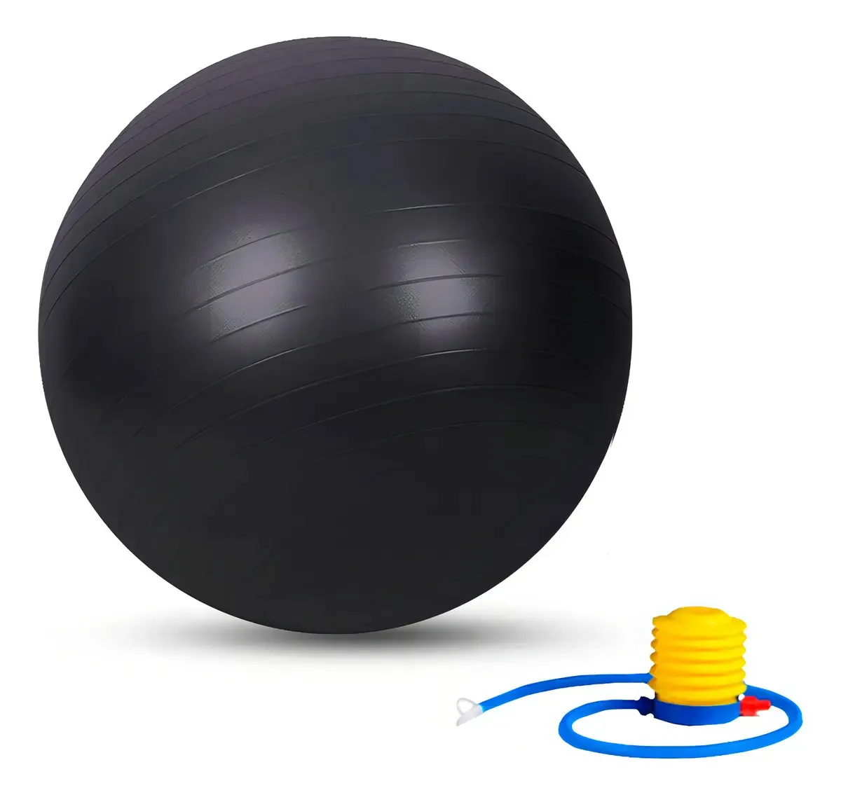 Bola de Pilates 55 cm Fitness Supergym, cor cinza