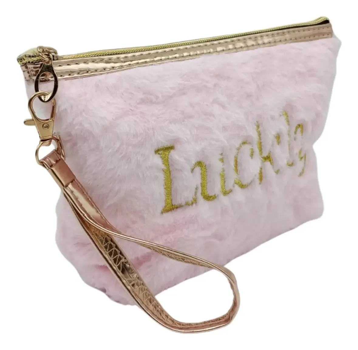 Bolsa de cosméticos de viagem rosa, maquiagem, bagagem