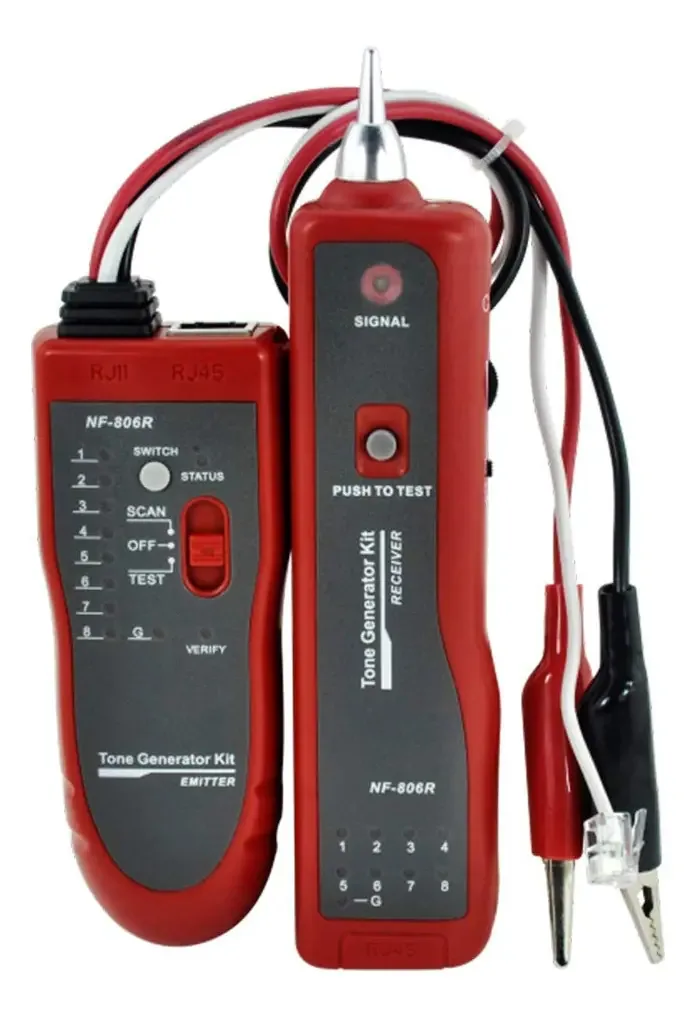 Noyafa - Medidor de teste de cabo de rede, rastreador de rede, rastreador de rede com fone de ouvido