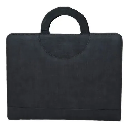 Estojo Portfolio tipo gabardine com alças magnéticas
