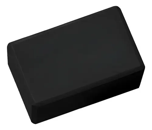 Academia de ginástica Brick Yoga Pilates Brick Taco Block Eva Rubber Black
