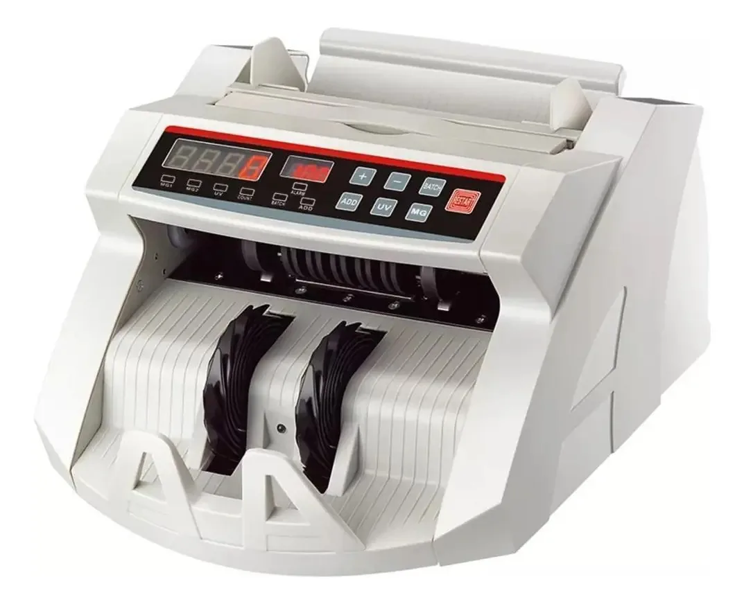Máquina Contar Dinheiro Tomate Detecta Notas Falsas 1200/min Bivolt