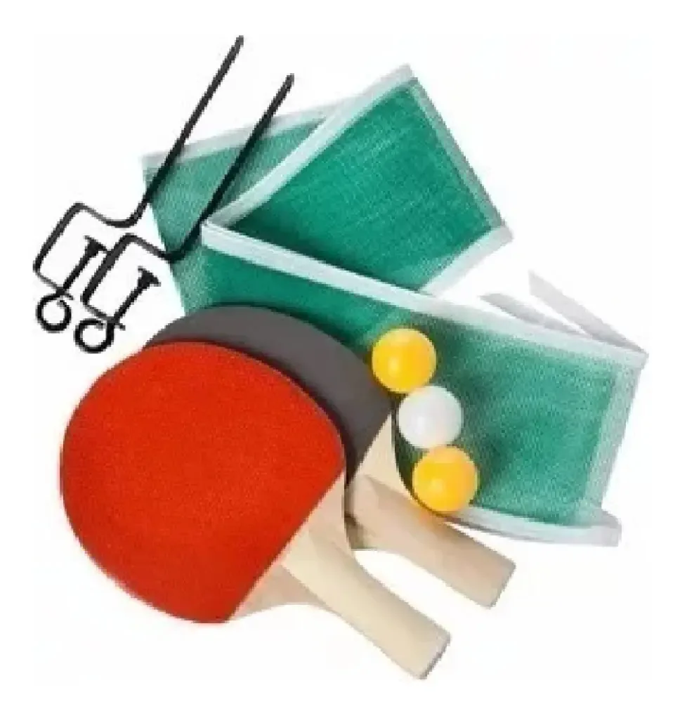 Brinquedos Raquete Ping Pong C/bola E Rede Ed