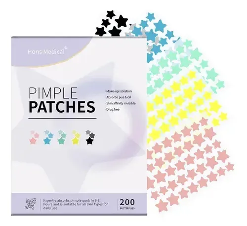 200pzs Máscaras Estrela Para Acne Cravos Espinhas Normal