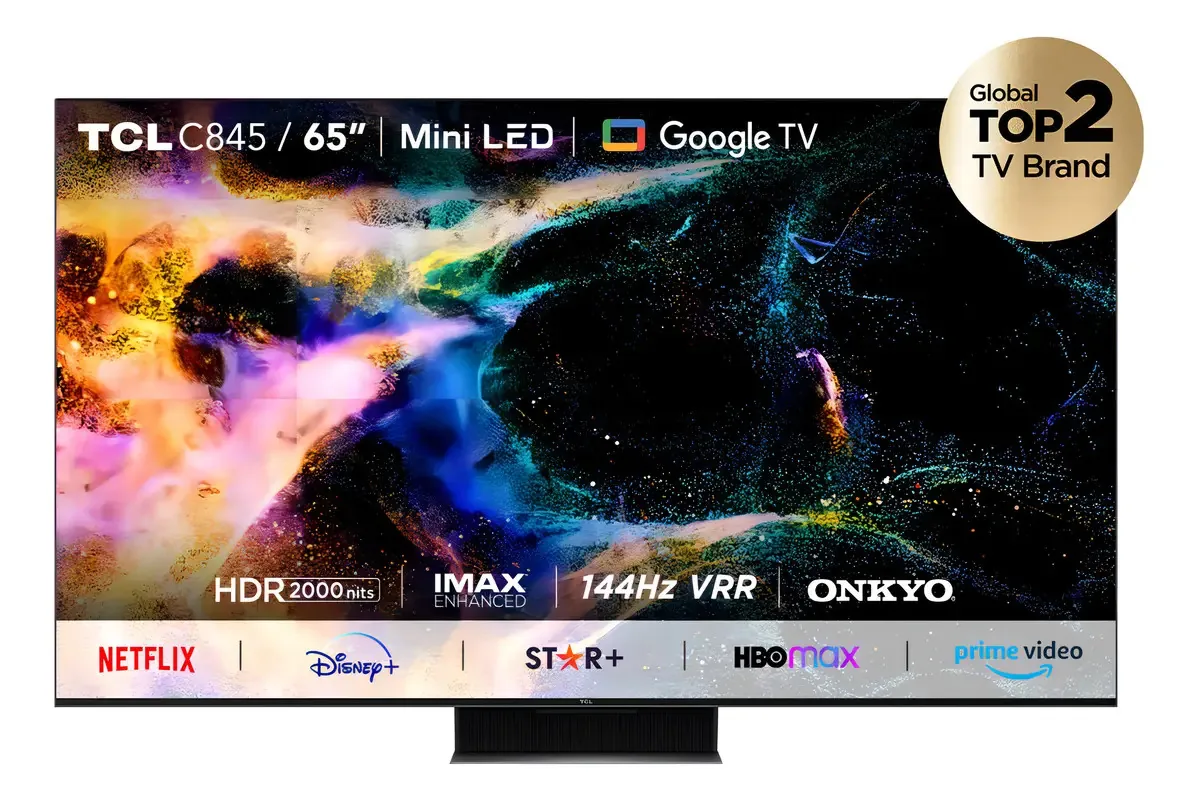Smart TV Qled 65 Tcl 65x845 Miniled 4K Hdr Google Tv