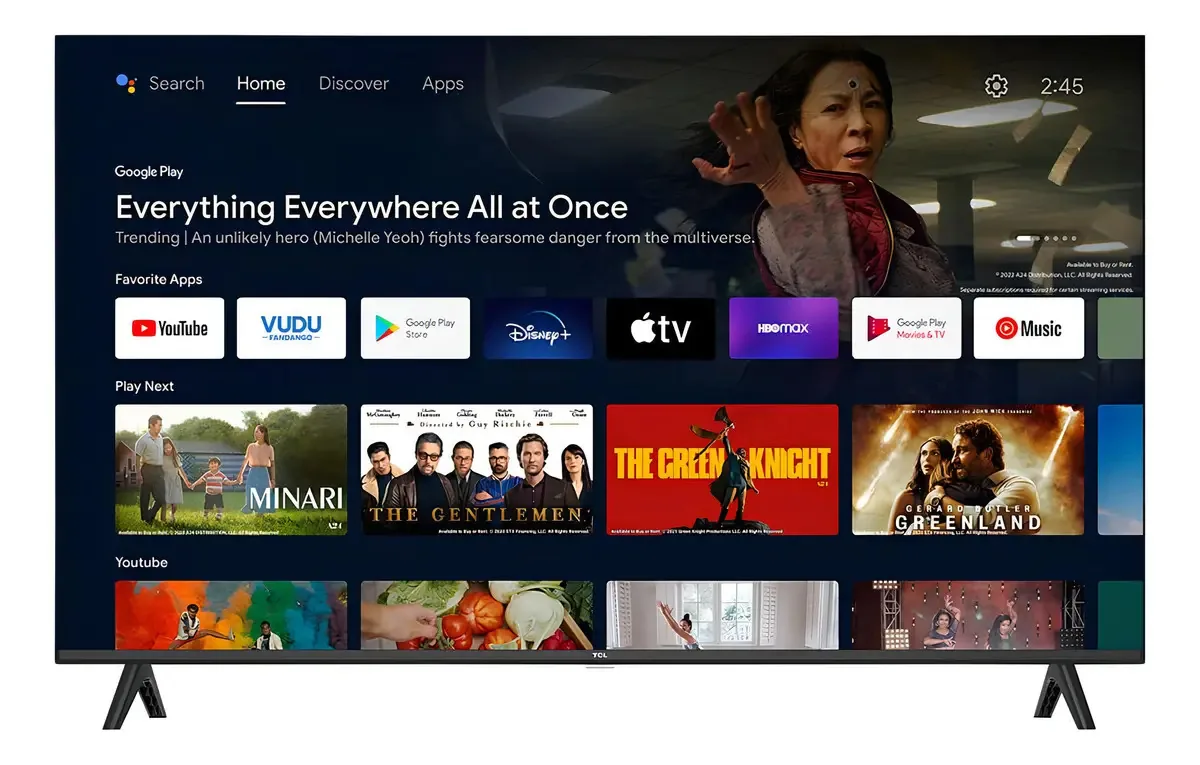 Smart TV integrada Tcl 43 Chromecast