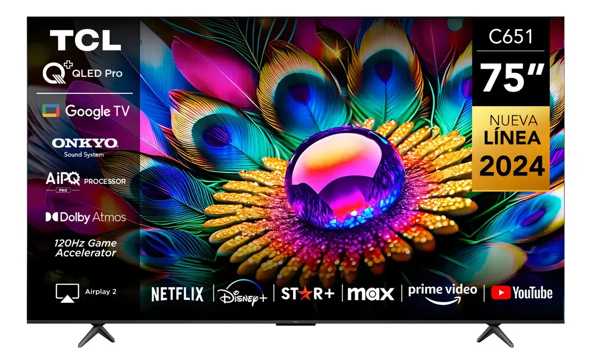 Smart TV Tcl 75 QLED 4k 75x651