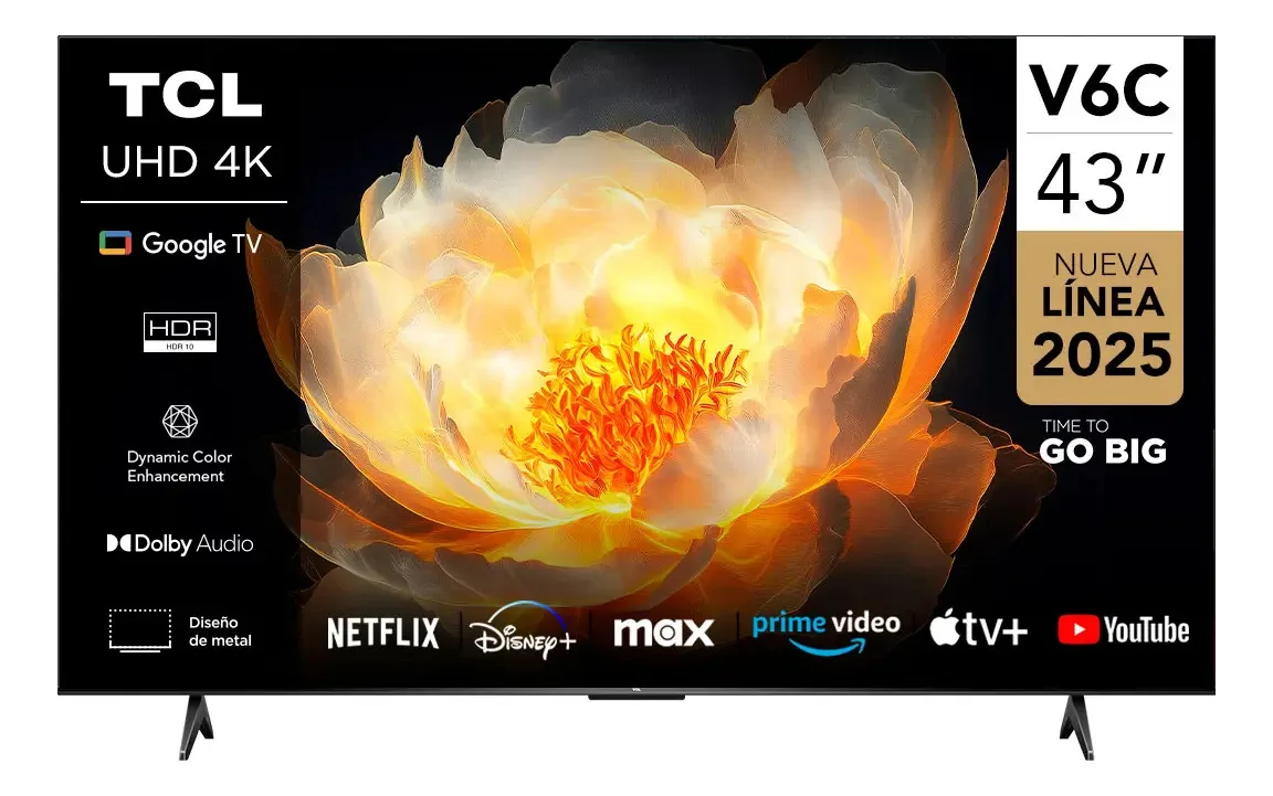 Smart TV 43 TCL 4K UHD 43V6C
