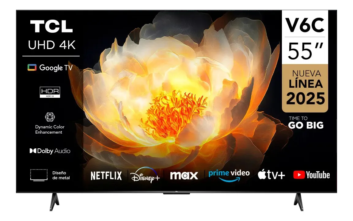 Smart TV 55 TCL 4K UHD 55V6C