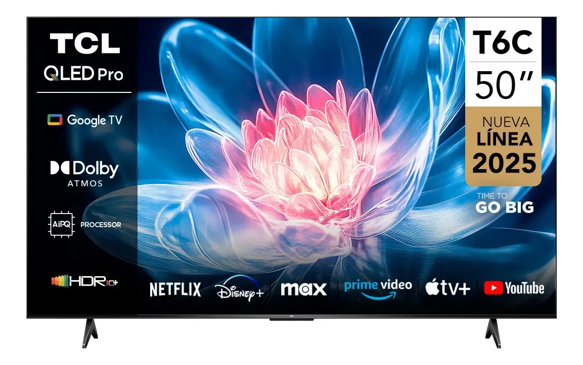 Smart TV 50 TCL 4K UHD QLED 50T6C